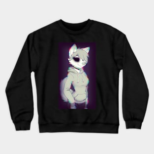 Custom Furry Design, Glitchwave Edition Crewneck Sweatshirt